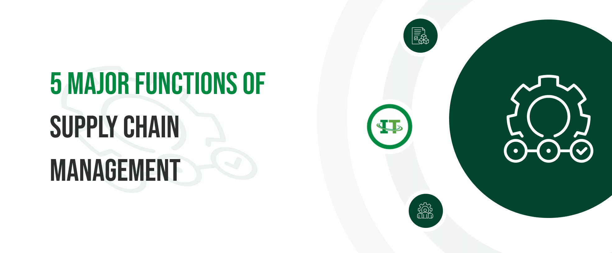 Learn about the 5 key functions of supply chain management